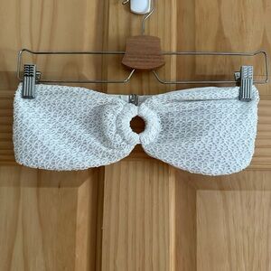 Shein textured bandeau bikini top & matching cheeky bottom